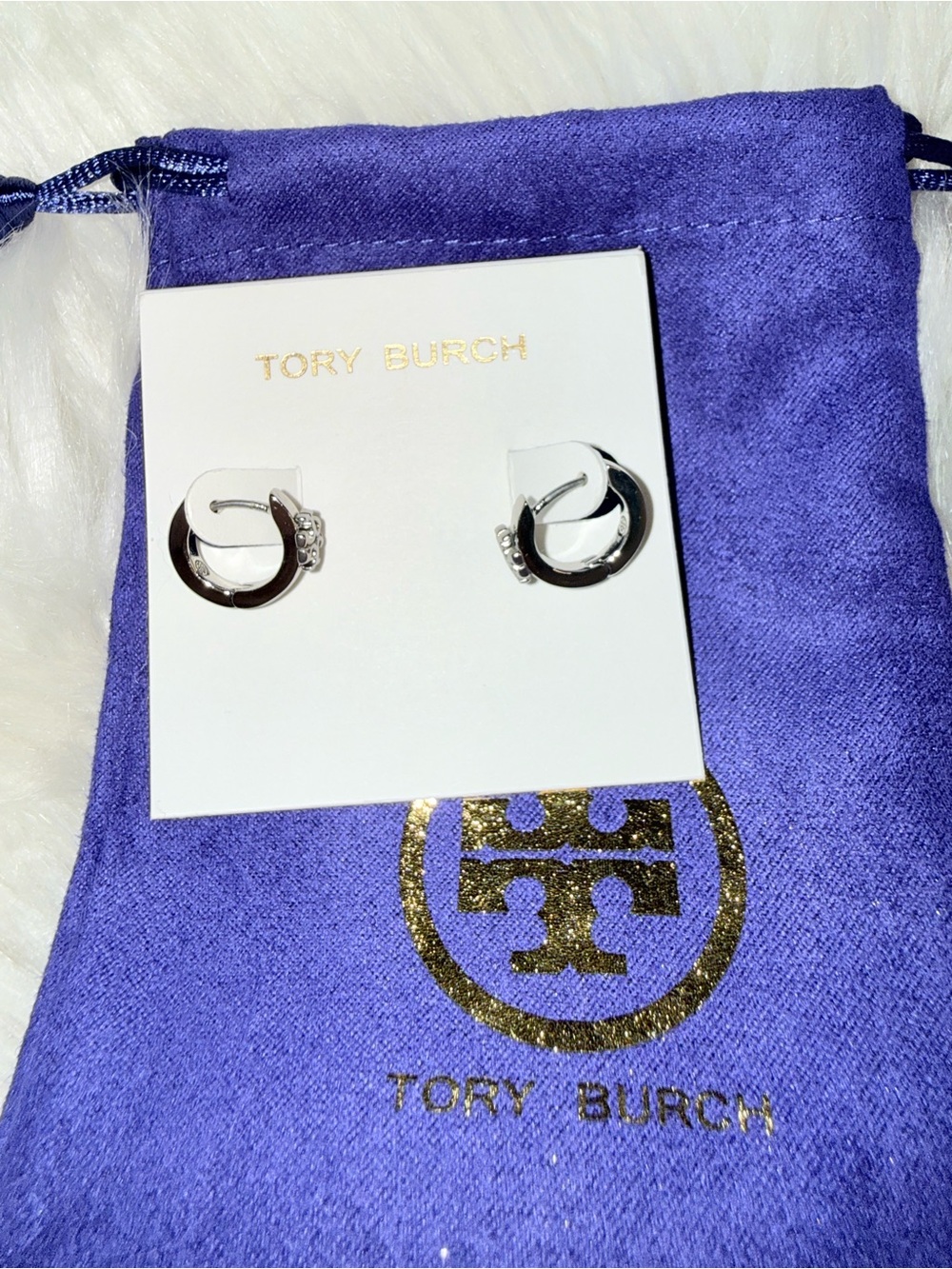 Tory Burch Women's Kira Huggie Earrings